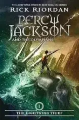 Percy Jackson and the Olympians: The Lightning Thief book cover